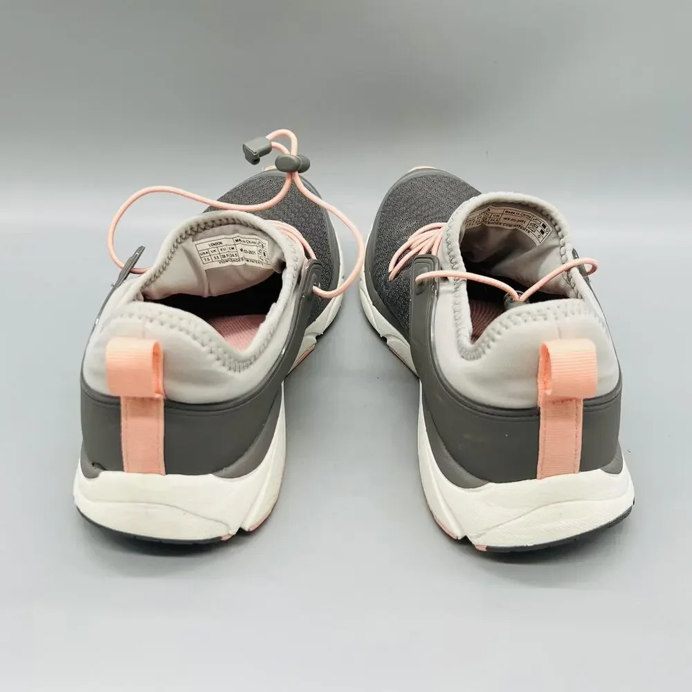 Vionic Shoes Women 7.5 Gray Mesh London Low Top Walking Athletic Sneaker Comfort